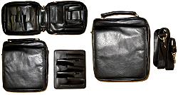 Leather 11-Pipe Bag